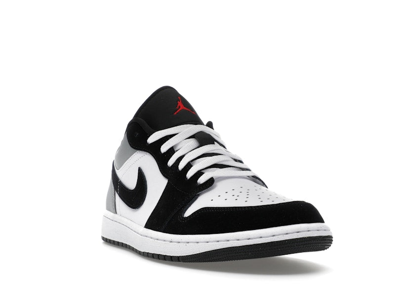 Jordan 1 Low SE White Fire Red Black Matte Silver