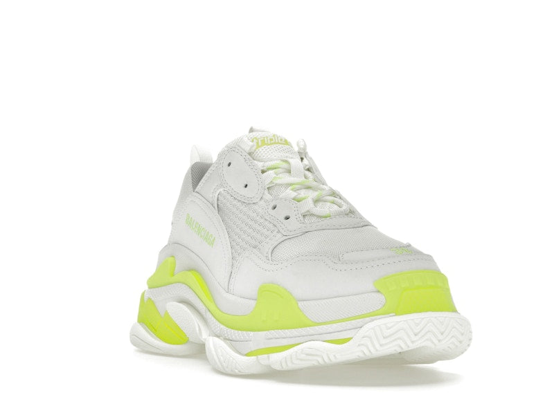 Balenciaga Triple S White Fluo Yellow (Women's)