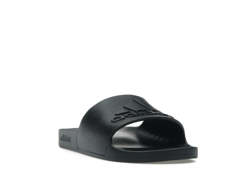 adidas Adilette Aqua Slides Core Black Logo