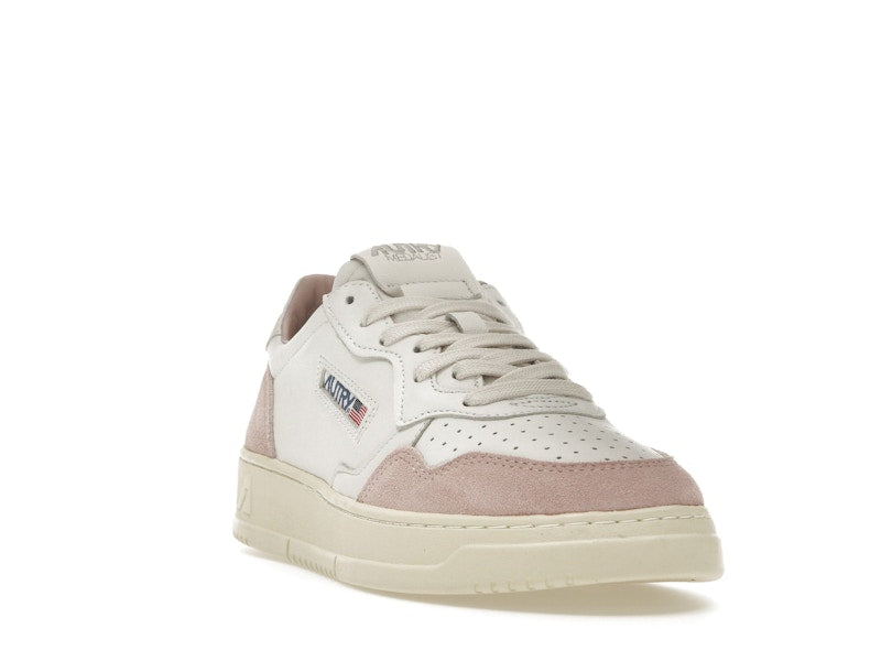Autry Medalist Leather Low White Powder (Women's)