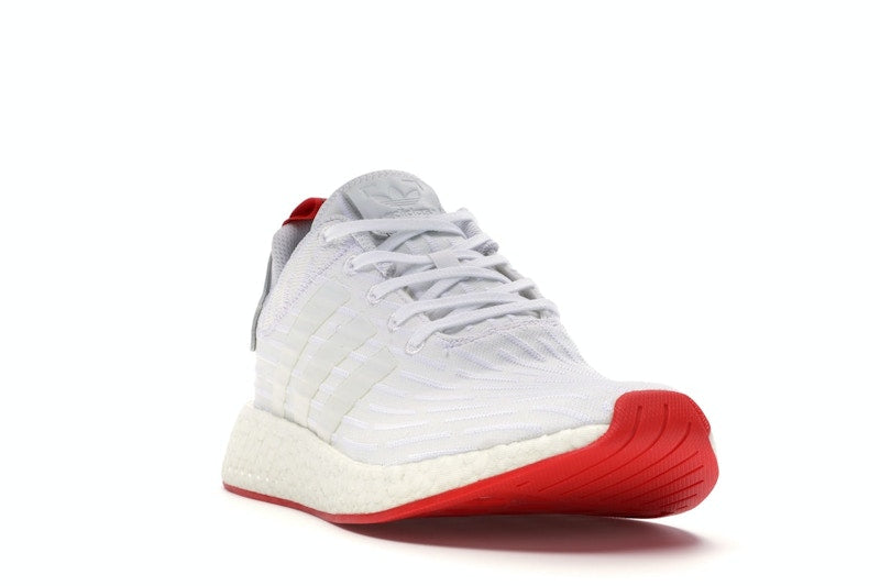 adidas NMD R2 White Core Red Two Toned