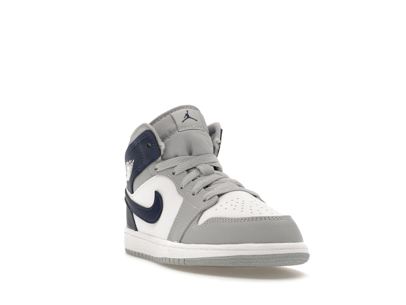 Jordan 1 Mid Wolf Grey Midnight Navy (PS)