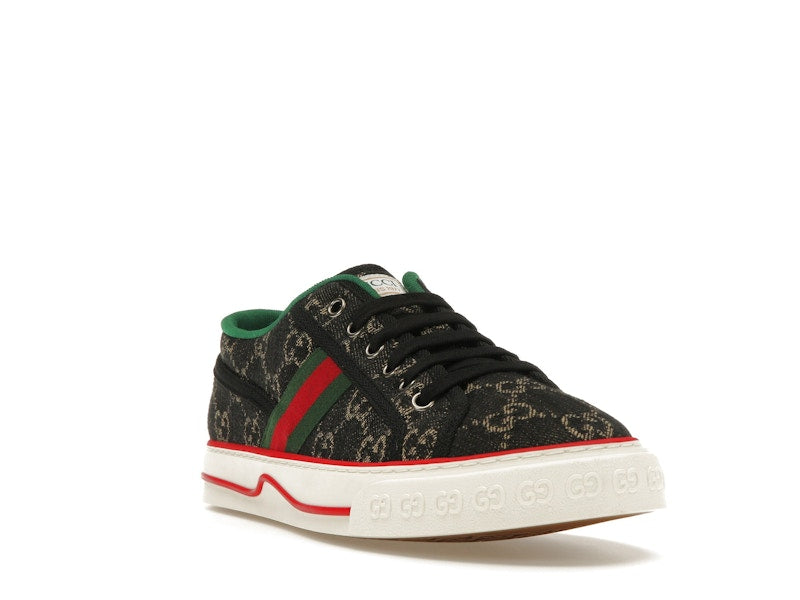 Gucci Tennis 1977 GG Logo Black Multi