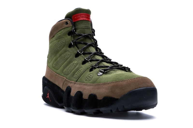 Jordan 9 Retro Boot NRG Military Brown Legion Green