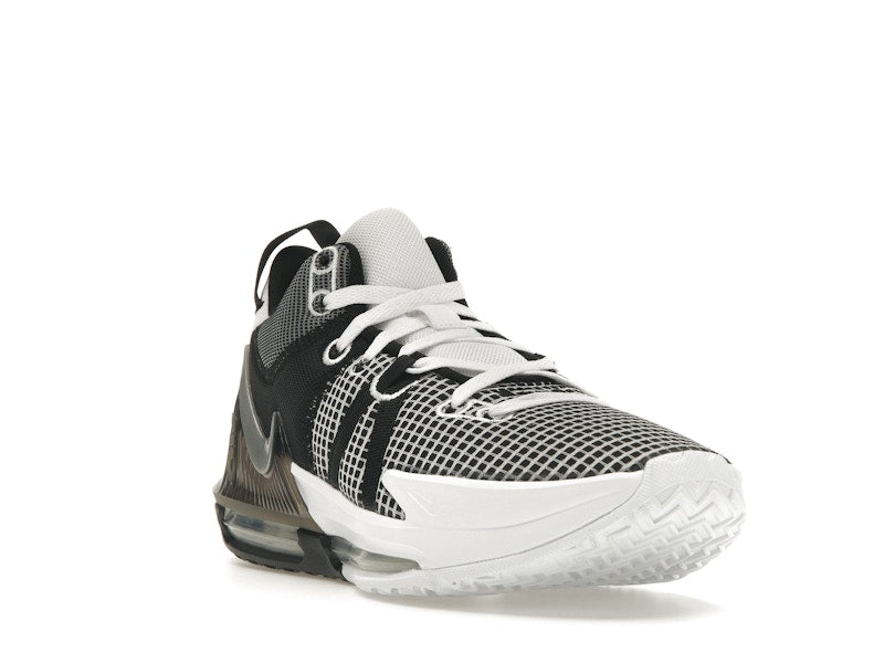 Nike LeBron Witness 7 White Black Metallic Silver