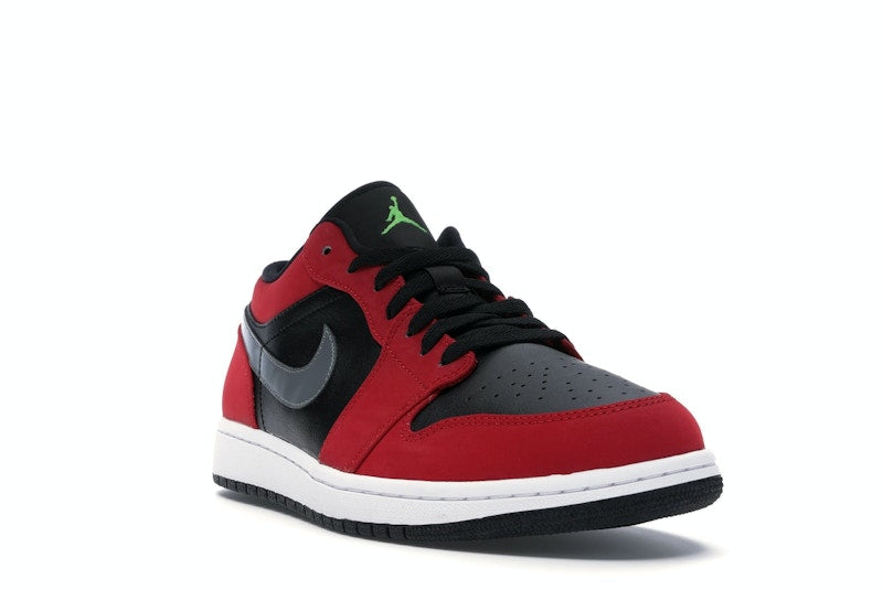Jordan 1 Low Black Green Pulse Gym Red