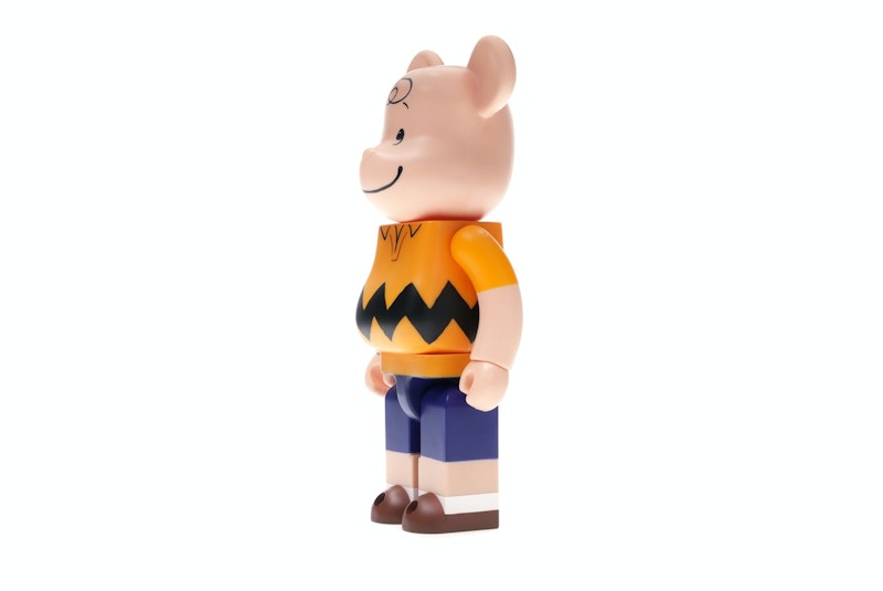 Bearbrick Charlie Brown 400% Yellow