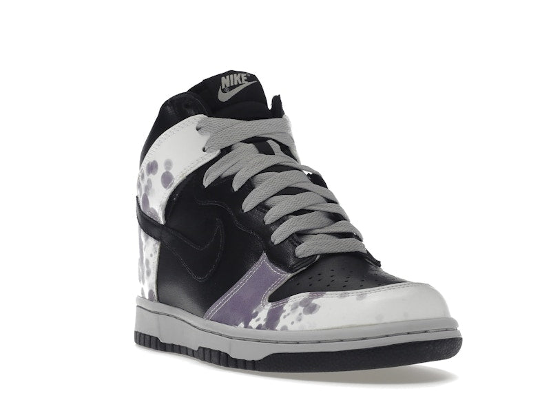 Nike Dunk High Splatter Black White Purple (Women's)