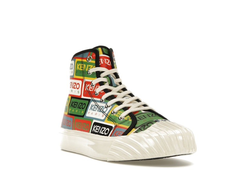 Kenzo School High Top Trainers Multi