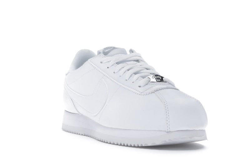 Nike Cortez Basic Leather White White-Wolf Grey-Mtllc Silver