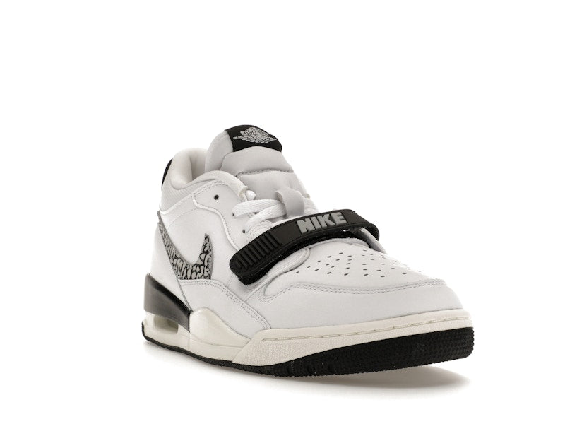 Jordan Legacy 312 Low White Black Elephant Swoosh