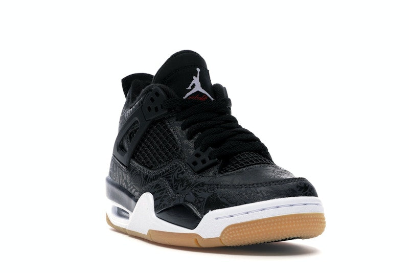 Jordan 4 Retro Laser Black Gum (GS)