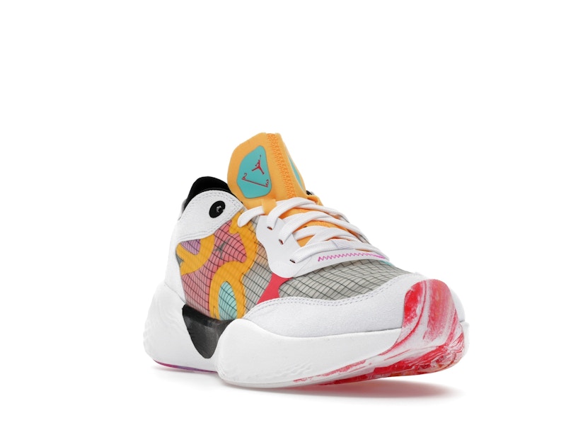 Jordan Delta 3 Nitro Low Luka Doncic White Black Dynamic Turquoise