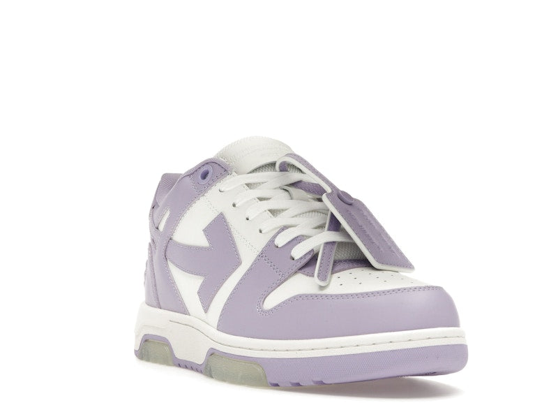 OFF-WHITE Out Of Office Calf Leather White Lilac