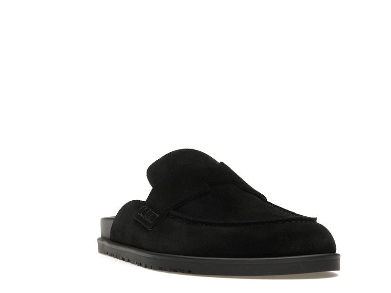 Hermes Go Mule Noir Suede Calkfskin (Men's)