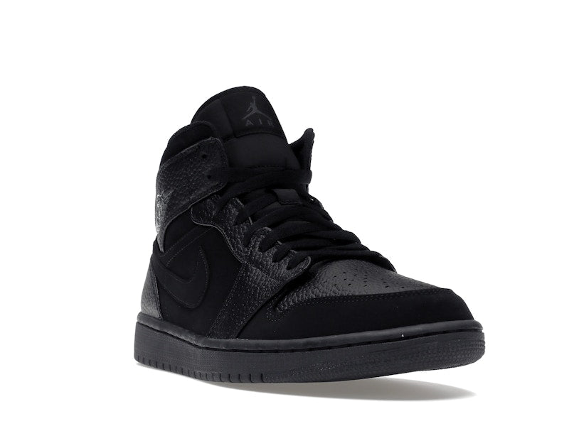 Jordan 1 Mid Black Dark Smoke Grey