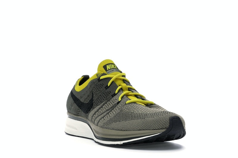 Nike Flyknit Trainer Cargo Khaki Bright Citron