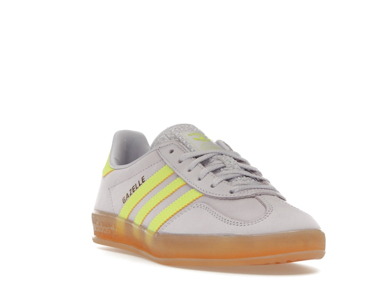 adidas Gazelle Indoor Silver Dawn Solar Yellow (Women's)