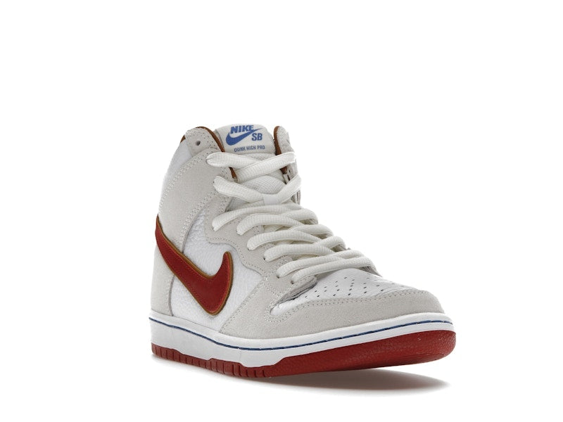 Nike SB Dunk High Sail Bright Crimson