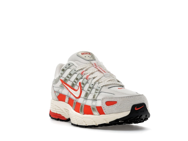 Nike P-6000 Sail Pale Ivory Light Bone Picante Red (Women's)
