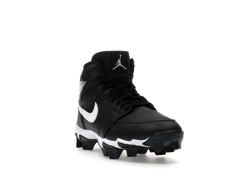 Jordan 1 Mid Cleat Black White (GS)