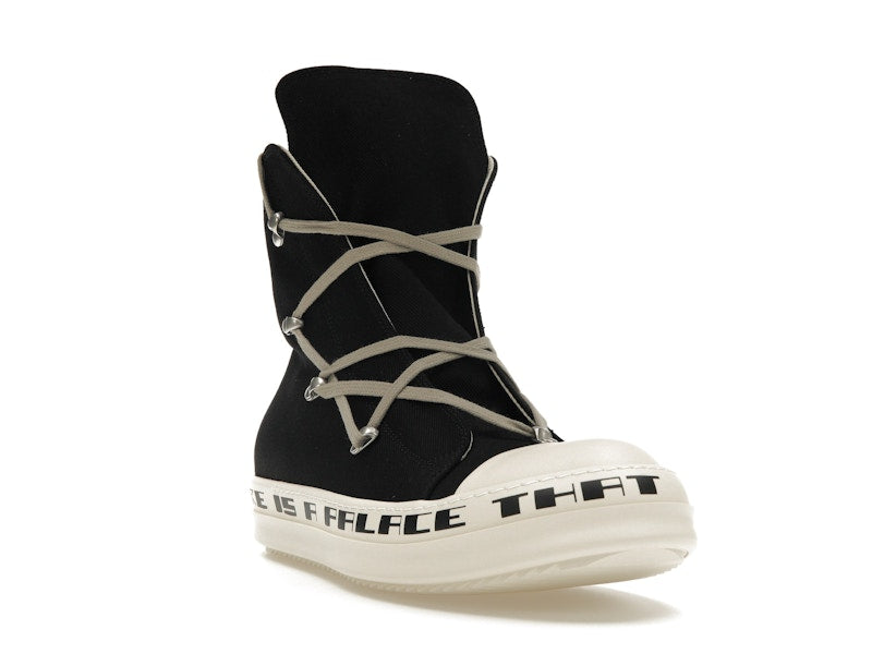 Rick Owens DRKSHDW Hexa High Black Milk