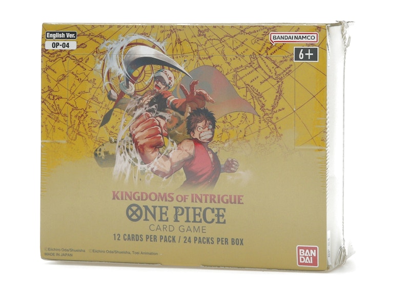 Bandai One Piece Card Game Kingdom of Intrigue Booster Box (OP-04)