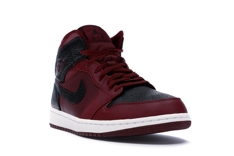 Jordan 1 Retro Mid Team Red Black
