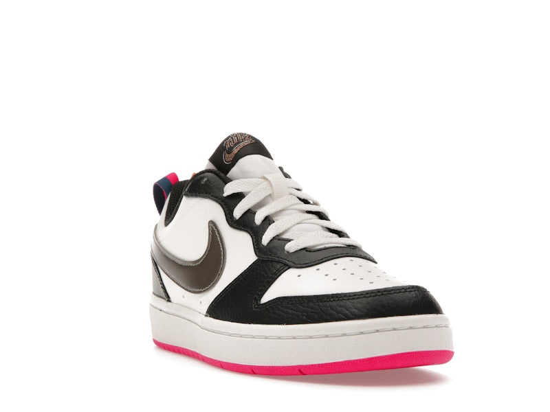 Nike Court Borough Low 2 Off Noir Pink Prime (GS)