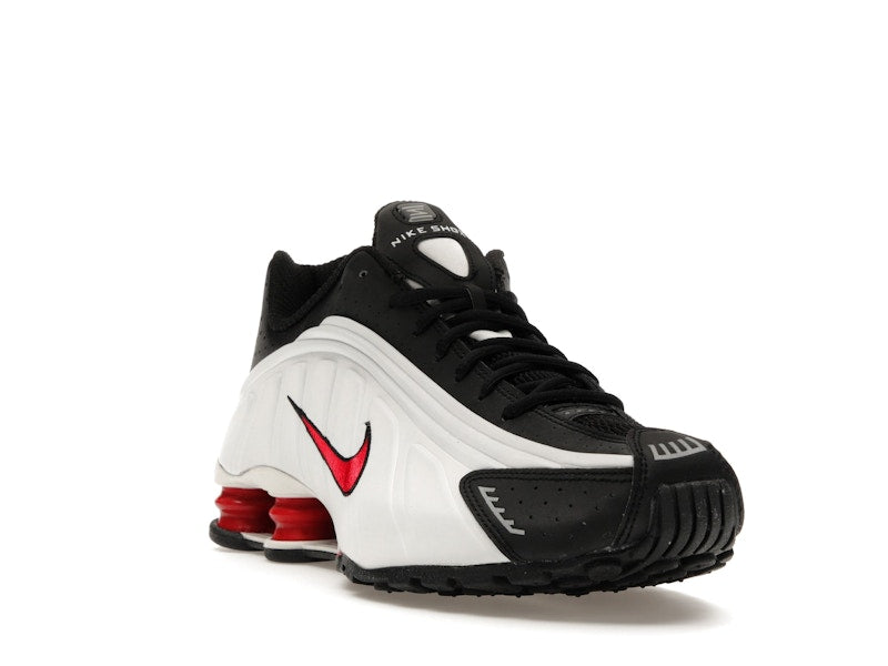 Nike Shox R4 Platinum Tint University Red Black
