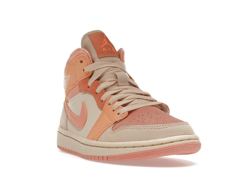 Jordan 1 Mid Apricot Orange (Women's)