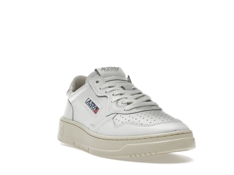 Autry Medalist Leather Low White