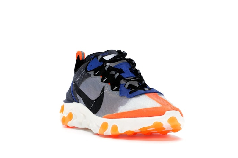 Nike React Element 87 Thunder Blue/Total Orange