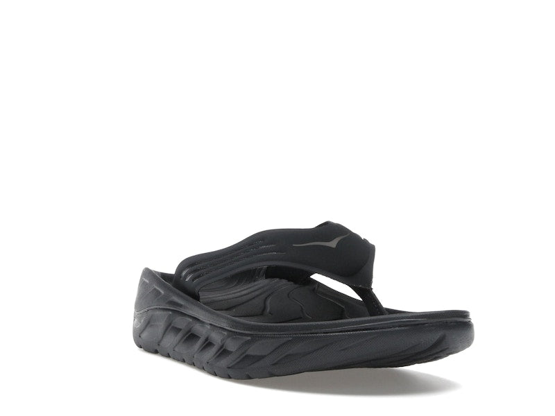 Hoka One One Ora Recovery Flip Black Dark Gull Grey