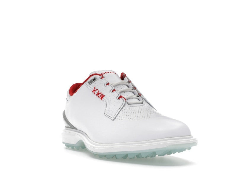 Jordan ADG 5 White Metallic Silver Blue Tint Fire Red (Wide)