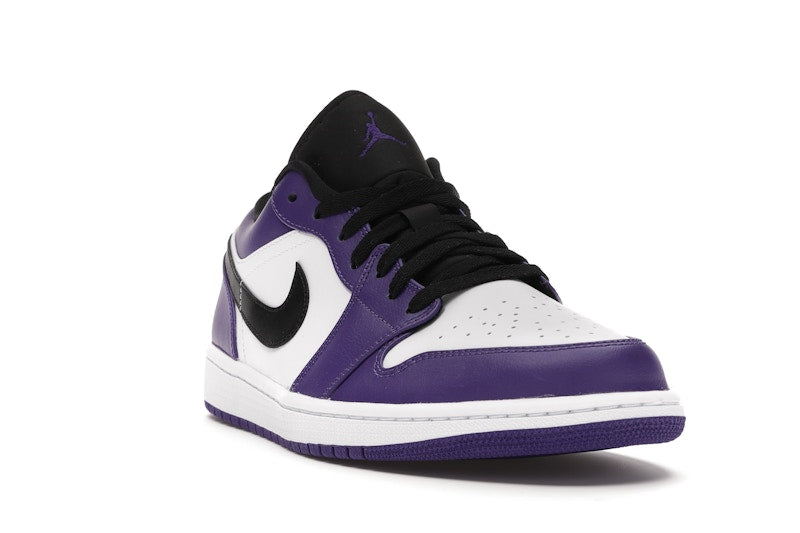 Jordan 1 Low Court Purple White