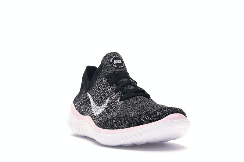 Nike Free RN Flyknit 2018 Black Pink Foam (Women's)