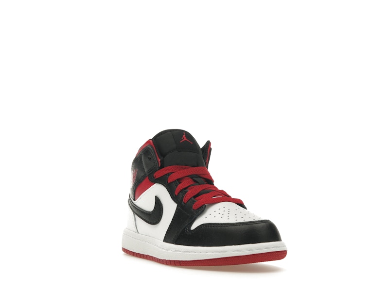 Jordan 1 Mid Gym Red Black Toe (PS)