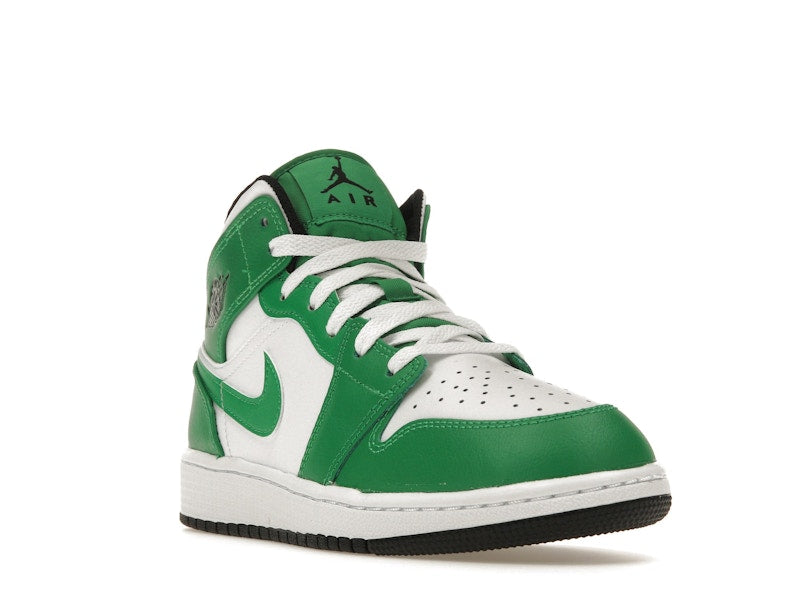 Jordan 1 Mid Lucky Green (GS)