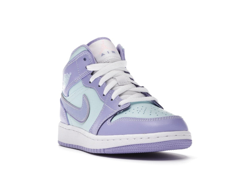 Jordan 1 Mid Purple Aqua (GS)