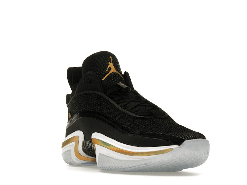 Jordan 36 Low Black Gold (Clear Sole)