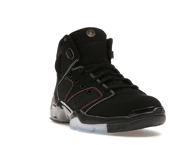 Jordan 6-17-23 Black White Red Contrast Stitching