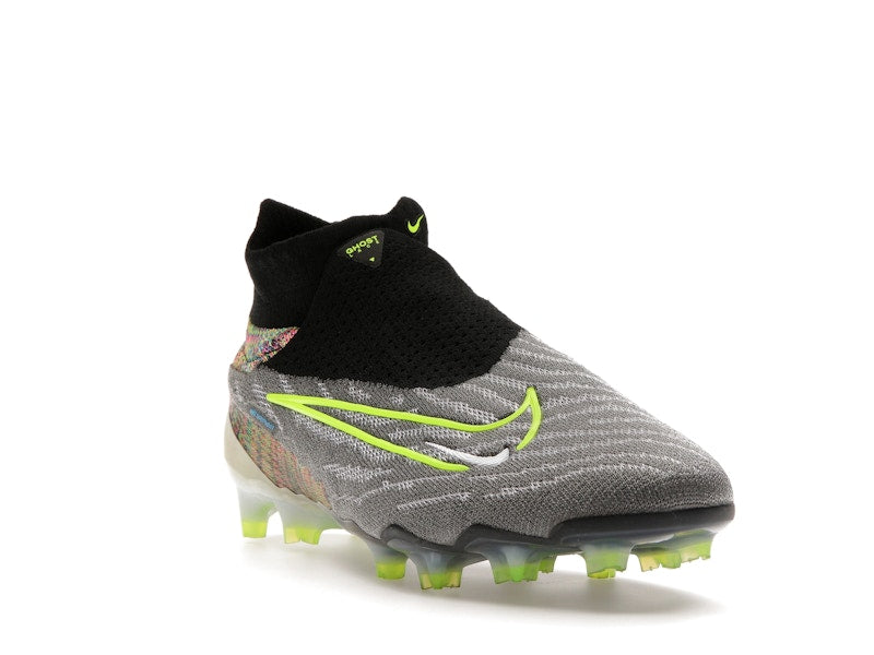 Nike Gripknit Phantom GX Elite Dynamic Fit Fusion FG Black White Blue Glow Volt