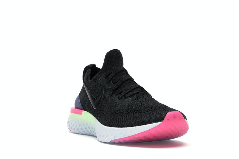 Nike Epic React Flyknit 2 Black Sapphire Hyper Pink (Women's)