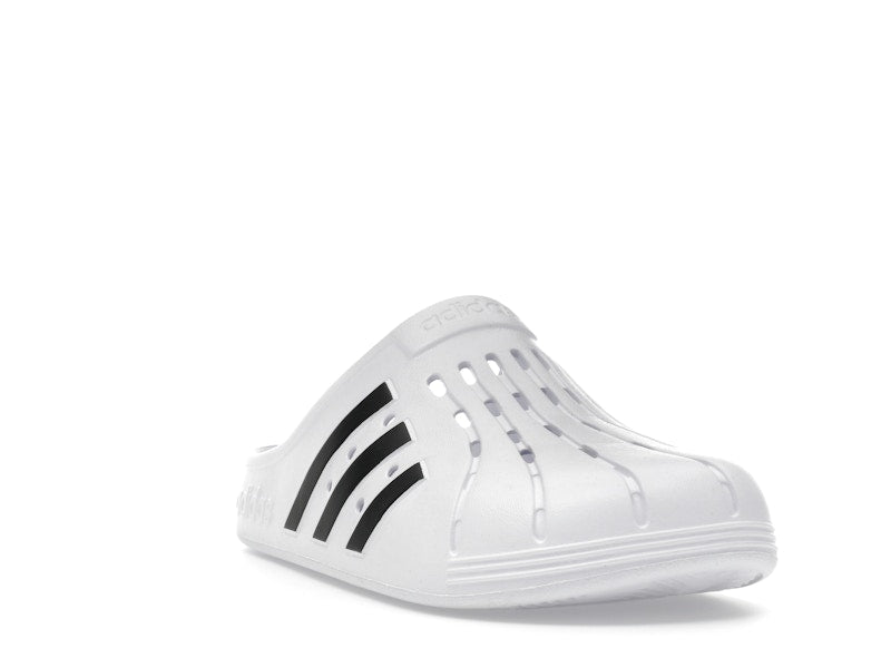 adidas Adilette Clog White Black