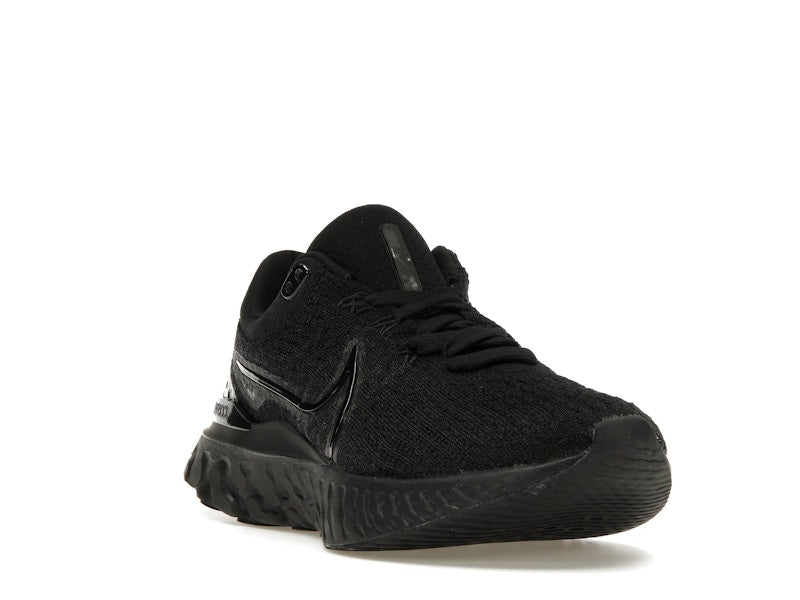 Nike React Infinity Run Flyknit 3 Triple Black (Women's)
