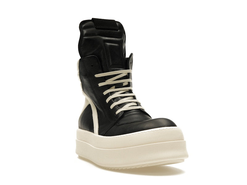 Rick Owens Mega Bumper Geobasket Black Milk