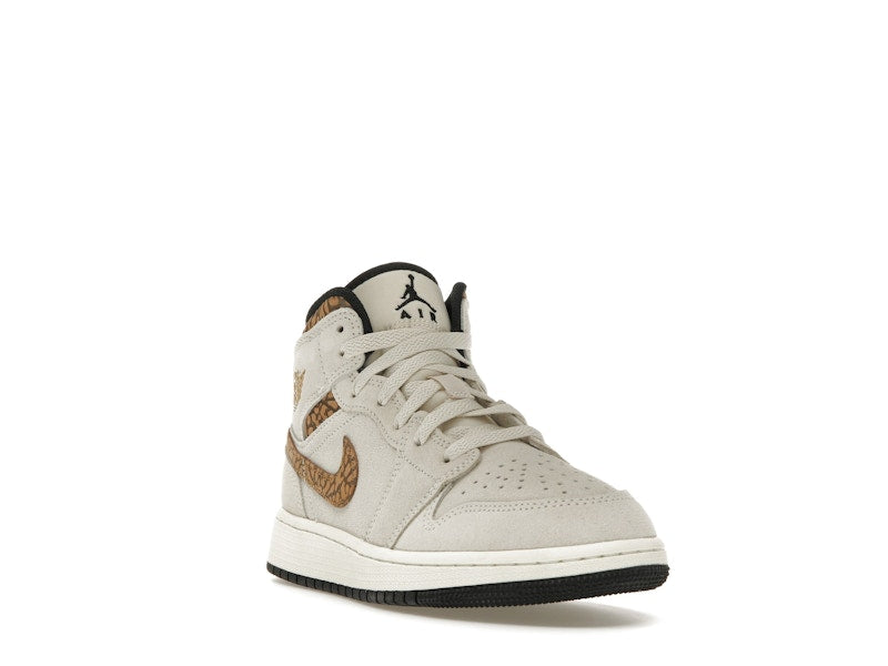 Jordan 1 Mid SE Brown Elephant (GS)