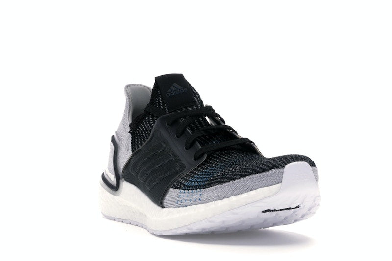 adidas Ultra Boost 19 Core Black Grey Six Shock Cyan