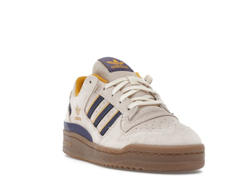 adidas Forum Low CL White Preloved Violet Yellow